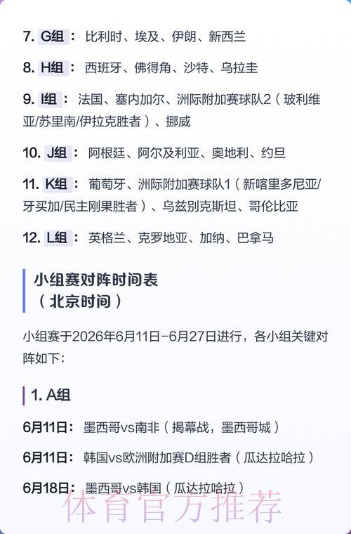 2026世界杯赛事比分全面解析平台